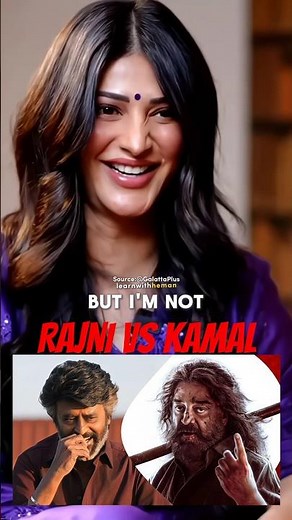 Shruti Haasan's❤️ BIGGEST Idol: Rajnikanth or Kamal Haasan? | Coolie Interview