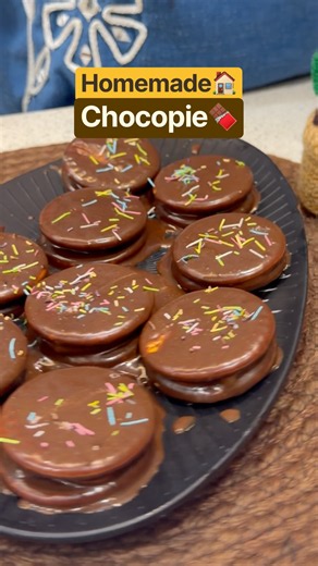 Homemade easy choco pie recipe #chocopie #chocolate #cookingshorts #food #easyrecipe #villagecooking