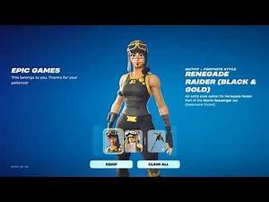 EXCLUSIVE NEW Renegade Raider Style UNLOCKED!