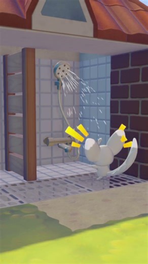 A shower performance #pokemon #pokemonwildlife #pokopia