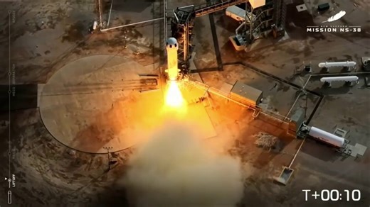 Blue Origin launches 38th New Shepard flight