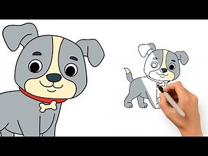 How to draw a dog (Step by Step) Easy to Draw Art | Best Tutorial