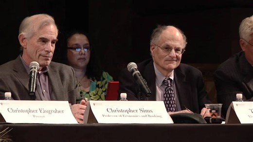 Princeton news conference with Nobel Prize in economics winners Sims, Sargent | Fernando Colunga