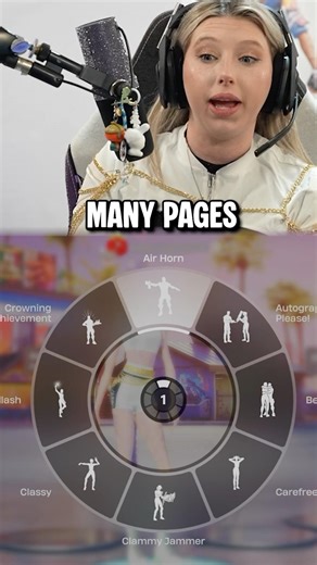 HappyGal Explains Updated Emote Wheel #happyhappygal #fortnite #gaming #fortniteclips