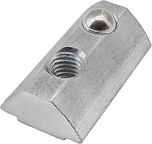 13028, 15 40 Series M5 x 0.8 Self Aligning Roll in T-Nut with Ball Spring Steel (25 Pack)