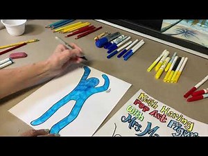 How to Draw: Keith Haring Pop Art Figures With Mrs. Masiello!
