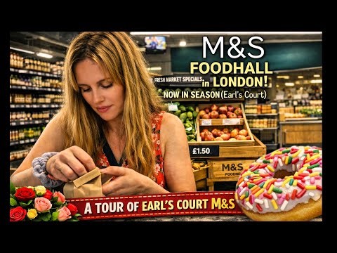 Inside the M&S Foodhall in London (Earl’s Court Tour) #groceryshopping