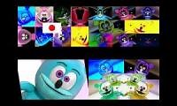 Mix of 4 videos from youtube : gummy bear song effects