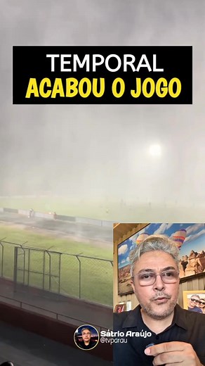 662K views · 8K reactions | Grande temporal acabou com a partida de futebol em São Paulo. #natureza | Sátrio Araújo | Facebook