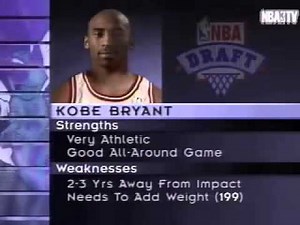 NBA draft 1996 - Kobe Bryant