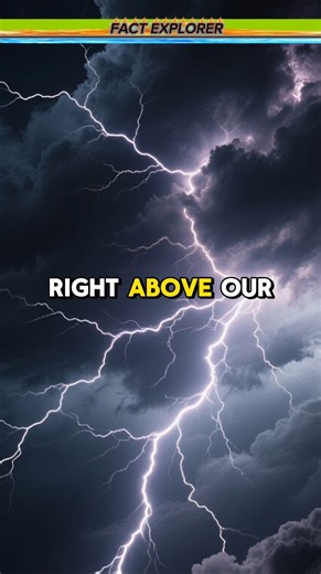 ⚡A single lightning bolt can power a home for weeks #amazingfacts #lightningfacts #naturefacts