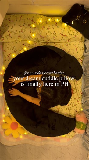For my side sleeper besties, your dream cuddle pillow is finally here in PH. 🤍 Pre-orders are now open at 50% OFF. Message us to secure your slot! #bedroomdecor #giantpillow #moonpillow #cozyathome