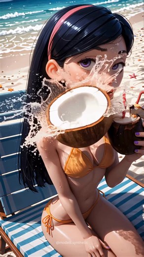 Synthetic Models™️ | Did you know Violet spent her beach day at Malibu Lagoon State Beach and still managed to turn it into an unforgettable scene? She was... | Instagram