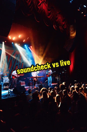 soundcheck vs live #rockband #indieband #drums #concert