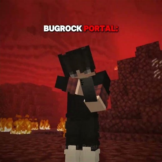 Java Portal vs Bugrock Portal 💀#blockblast