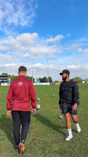Kicking it with KC on Instagram: "Stop fighting your curve — fix your line. 👇 Ever wonder why your ball keeps bending more than you want? 👀 Most kickers approach the ball in a “C” shape or lean over at contact — and that sends it curving off target. Instead, walk straight down your line and stay tall through contact. You’ll feel a cleaner strike, straighter flight, and way more control. 🎯 Try it in your next session — your ball flight will thank you."