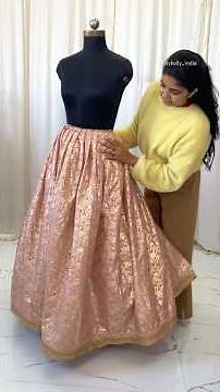 Beautiful 😍 best Lehenga choli for wedding function ❤️ how to stitch at home#diy #fashion #trending