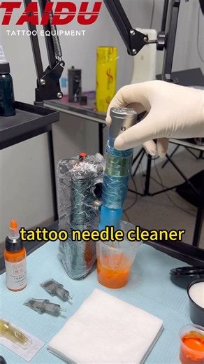 TAIDU on Instagram: "💯 New upgraded tattoo needle washer💯 ⭐Convenient and convenient: Used to clean the dyed tattoo needle, easy to change the color of the tattoo artist. ⭐Auto-induction: The tattoo pen will automatically spray water when it is near the needle washer, and it does not need to be switched on frequently. ⭐Stable and immovable: The bottom has a strong suction stone, which can be adsorbed on the iron table top. ⭐Charging use: no need to continuously plug the cable, easy to work. #t