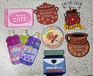 Mother's Day Toppers, Día De Las Madres Toppers, Mamá Toppers, Latina Mother's Day Toppers - Etsy
