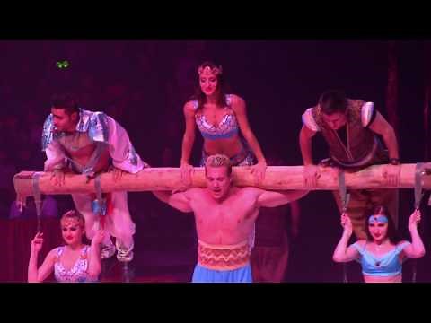 CIRCUS STRONGMAN HERCULES in FRANCE, LYON CIRCUS MEDRANO 2016 SHOW ALADDIN