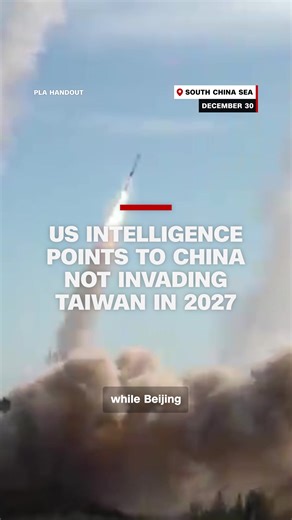 A new US intelligence assessment says China is not planning to invade Taiwan in 2027. CNN's Will Ripley reports Beijing won't rule out the use of force to take the island democracy, but there is no timeline.