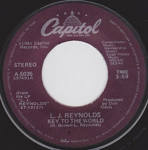 L. J. Reynolds - Key To The World / Tell Me