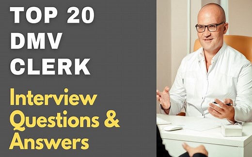 Top 20 DMV Clerk Interview Questions & Answers 2025 | ProjectPractical.com