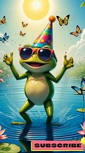 Happy Dancing Frog in the Pond | Fun Splashy Frog Dance Song for Kids | TikTik Kids