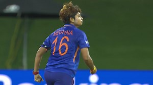 1M views · 8.5K reactions | Meghna Singh sees off Diana Baig for the final wicket, and Pakistan are bowled out for 137! India win by 108 runs  | ICC - International Cricket Council | Facebook