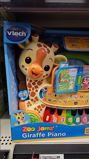 Zoo jamz #giraffe piano #vtech #fun to play and learn #instrument #satisfying #youtubeshorts