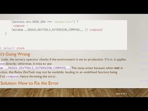 Resolving the Expected the reducer to be a function Error in Your MERN App
