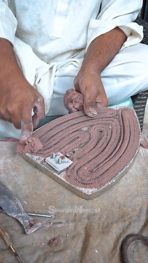 761K views · 5K reactions | How Hard Worker Create a Fully Handmade Electric Cloth Iron Press | Smartest Workers | Facebook