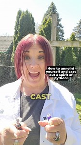 How do you cast out a python spirit by anointing yourself. Get your anointing oil at kathydegrawministries.org. #pray #prayer #demonslayer #holyspirit #jesus | Kathy DeGraw