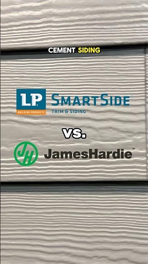 LP SmartSide VS. James Hardie siding comparison…which will you choose for your home? 🏡 #chicago