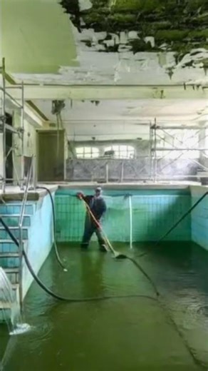 Indoor swimming pool restoration