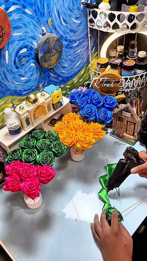 717K views · 15K reactions | Ribbon rose/ Ribbon flower বানানোর সম্পূর্ণ টিউটোরিয়াল। এটি দিয়ে তোমরা চাইলে অর্থ উপার্জনের পথ বের করতে পারো। #ribbonflowers #tutorial #roses | ARTrait Bro | Facebook