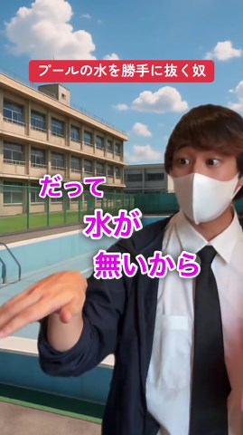 プールの水を抜いた理由とは？