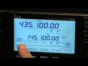 IC9100 Satellite Mode Demo
