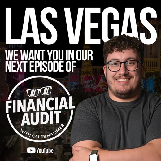 1K views · 12 shares | Las Vegas — Ever wanted a $1,000 payday just for chatting about your finances? Join Financial Audit with Caleb Hammer. We’ll fly you out, put you up in a hotel, cover your meals, and hand you $1,500 for one day of filming. Plus, you’ll walk away with lifetime access to DollarWise Central, and a personalized plan to crush debt and build real wealth. Ready for your spotlight? Apply now! | Caleb Hammer | Facebook