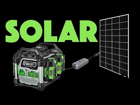 EGO Nexus Solar Panel Charger Review | CH1800 | Solar Power station Power+