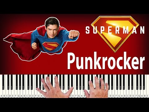 Teddybears - Punkrocker - feat. Iggy Pop Form Superman - PIANO TUTORIAL