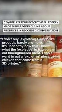 Campbell's defends soup after alleged expletive-filled rant by executive
