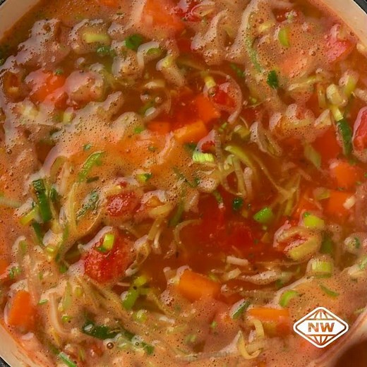 Rustic autumn vegetable soup recipe