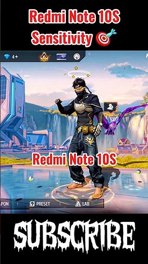 Redmi Note 10S Best Sensitivity Settings 2025 ⚙️✅ Free Fire
