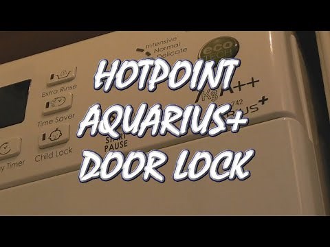 Hotpoint Aquarius+ (plus) Washing Machine Door Lock Repair / Seal Band / Filter / Emergency Release