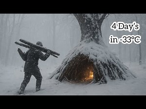4 Days Trapped in -33°C Blizzard | Extreme Winter Survival Alone
