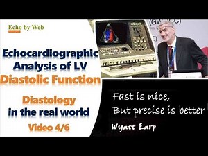 Echocardiographic analysis of LV diastolic function_Video 4