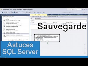 Planifier une sauvegarde dans SQL Server avec le plan de maintenance