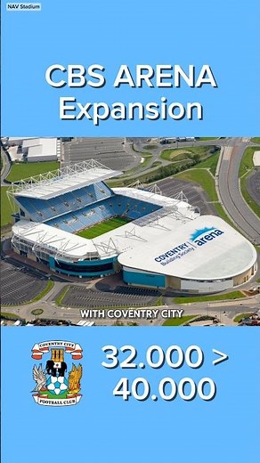 CBS Arena Expansion Incoming? 🤔 Coventry City Premier League Dream Begins!
