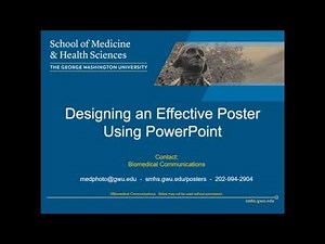 Designing an Effective Poster Using PowerPoint